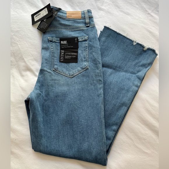 Paige Denim Claudine High-rise Ankle Flare Sz 31 NWT - Picture 5 of 10